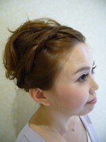 レーヴ ヘアー シエル(Reve hair ciel)&nbsp;裏編み込みふんわりアレンジヘアー