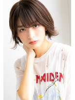 ヌーン ヘアメイク プラス ハッピータイムズ(NOON hair make+happy times)&nbsp;耳かけ☆透明感イルミナアッシュベージュ 中野ヌーンstyle51