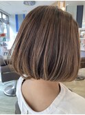 ぱつふわボブ