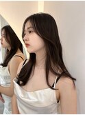 ハーブティーグレー_くびれヘアアースカラーグレーベージュ