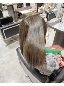 アヴァンス 和泉中央店(AVANCE) 髪質改善カラー×エメラルドアッシュ×艶髪