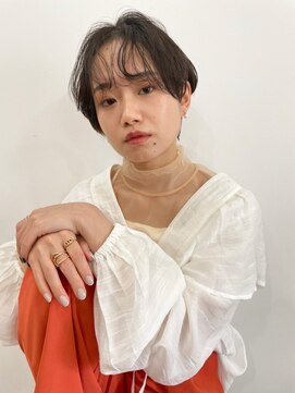 フォト イケブクロ(foto IKEBUKURO) 黒髪/黒染め×前髪パーマ/ショート/ボブ☆髪質改善[池袋]