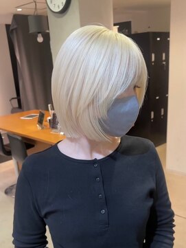 ロイス 神宮前(ROIS) 透明感ベージュカラー/ダブルカラー/ケアブリーチ[表参道駅]