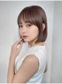 20代/30代/ミニボブ/ココアブラウン/タッセルボブ