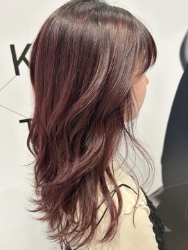 ハルキミナト ジャパン ヨコハマ(HARUKI MINATO japan YOKOHAMA) レッドブラウン　レイヤー巻き