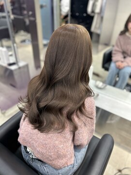 ペレ 栄店(PELE) ブリーチなしダブルカラー/美髪/ピンクブラウン/栄