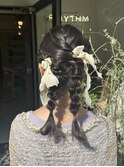 お呼ばれヘアセット◎ツインアレンジ