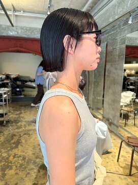 ハマモト 切りっぱなしボブ