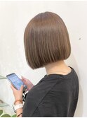 【透明感アッシュ×ボブ】池袋髪質改善