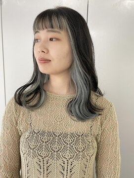 ホリー(HOLLY) インナーカラー＋くすみグレー