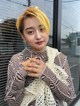 ヘアーネイル アーテ(Hair Nail ARTE) 個性カラーハンサムショート