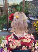 卒業式ヘアセット＆着付け