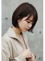 フルショウ 苦楽園店(FURUSHO)&nbsp;ナチュラルショートボブ/小顔ショートボブ/透明感ブラウン