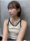 ブリーチなしカラー伸ばしかけヘア簡単スタイリング小顔ヘア