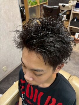 マインド サイトー ヘア アンド スパ mind saito hair&SPA スパイキーショート