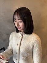 リリアーナ(LILIANA)&nbsp;レイヤーボブ レイヤーカット ガーリーヘア 韓国ヘア 縮毛矯正