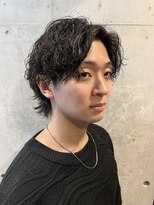 サロンリベルテ(salon Liberte)&nbsp;大人のおしゃれヘア◎黒髪ショートウルフ×メンズスパイラル