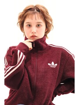 シロフ シンジュク(shirof shinjuku) 【韓国ヘア】外国人風ショート/イルミナカラー/ベージュカラー