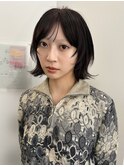 ミディアムレイヤーカット/ウルフレイヤーカット/顔まわりカット