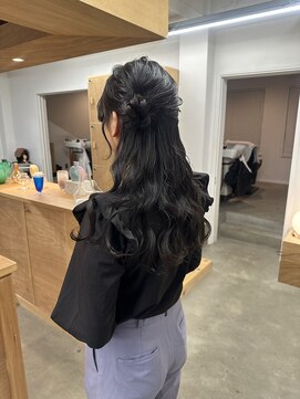 ヘアセット/お呼ばれヘア/パーティーヘア/カチモリヘア