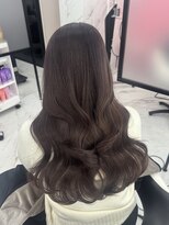 ジレ バイ マッドグラマー(GILET by mad grammar)&nbsp;札幌韓国ヘア / モーブブラウンカラー / くびれ巻き