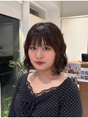 くるくるボブパーマ