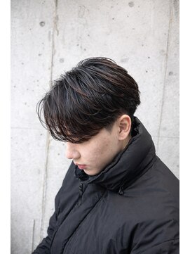 アロー 船橋店(AROH) 刈り上げセンターパート/波巻きツイストスパイラル/船橋