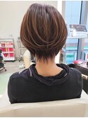 イメチェンウルフショートレイヤーカット30代40代50代田嶋S