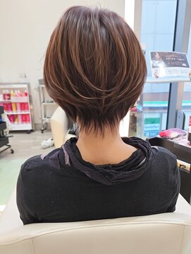 ウィル あべの店(WiLL) イメチェンウルフショートレイヤーカット30代40代50代田嶋S
