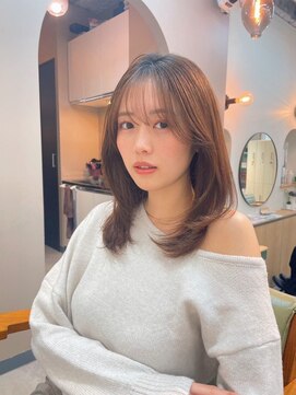 ロウバイレボ 柏(lou by revo) ミディアム/韓国風/レイヤーカット/顔回りカット/柏駅