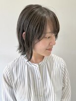 フォーク FOLK 【FOLK】透明感ナチュラルグレージュ☆似合わせ外ハネボブ♪
