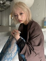 ルーム(Loom.)&nbsp;ケアブリーチ ハイトーンボブ 抜きっぱなし レイヤーボブ ボブ