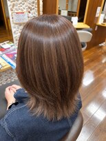 オートクチュール ランコントレ 七条店(Haute Couture Rencontrer)&nbsp;大人っぽミディアムヘア