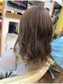 毛先のみグラデーションカラー