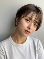 ブラウヘアアンドケア(care)&nbsp;ベージュショート&シースルーバング
