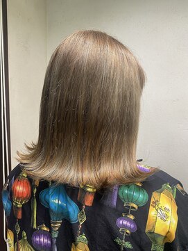 アジールヘア 東上野店(agir hair) ミルクティーベージュ【上野 イルミナカラー】