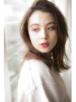 ミエルヘアーエスト 新宿店(mielhair est)&nbsp;外ハネかき上げミディ