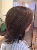 外ハネスタイル