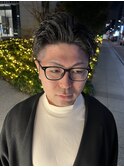 ツイストパーマ×ツーブロックスタイル