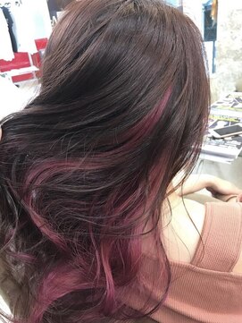 スーペリオル(Superior) インナーカラー×ピンクバイオレット