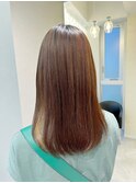 雨の日でも収まる自然なストレート