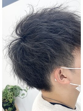 オレンチメンズヘアー(ORENCHI MEN'S HAIR) ソフトツイストパーマ/ツーブロックショートマッシュ