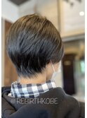 ペタンコ解消ショートボブ