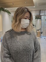 ステアケース 武蔵小杉店(stair:case) 大人外国人風バレイヤージュ ブロンド 武蔵小杉20代30代40代