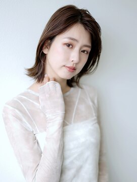 ニューヨークニューヨーク なんば道頓堀店(NYNY) 10代・20代・30代【大人可愛い前髪なし切りっぱなしボブ】