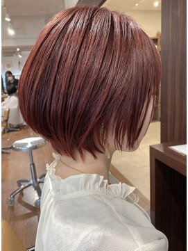 ジャム(Jam) 小顔ショートボブ×夏色ピンクベージュ★中村大輔