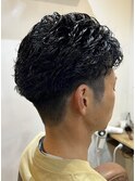 爽やかベリーショートメンズパーマ