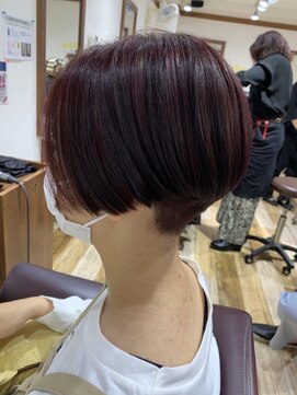 美容室 プラセル(Plaser) イルミナルビーレッド