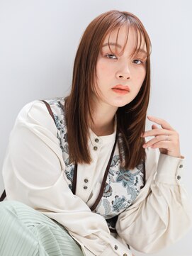 アイナミ ウィズ テトテ(AINM with tetote) 顔周りレイヤー/オレンジカラー/ヘルシースタイル