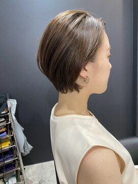 アールヘアー(ar hair) 【村松一輝】耳掛けがかわいい!ショートボブ
